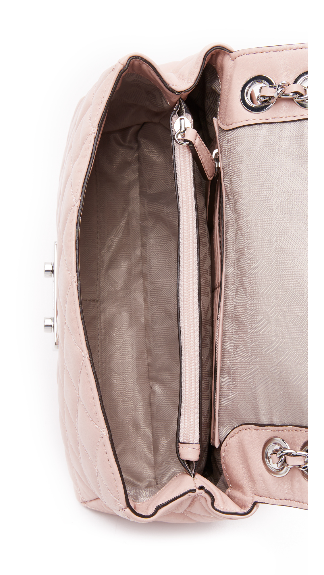 Shoulder bags Michael Kors - Sloan soft pink matelassé leather small bag -  30H8GSLL1T187