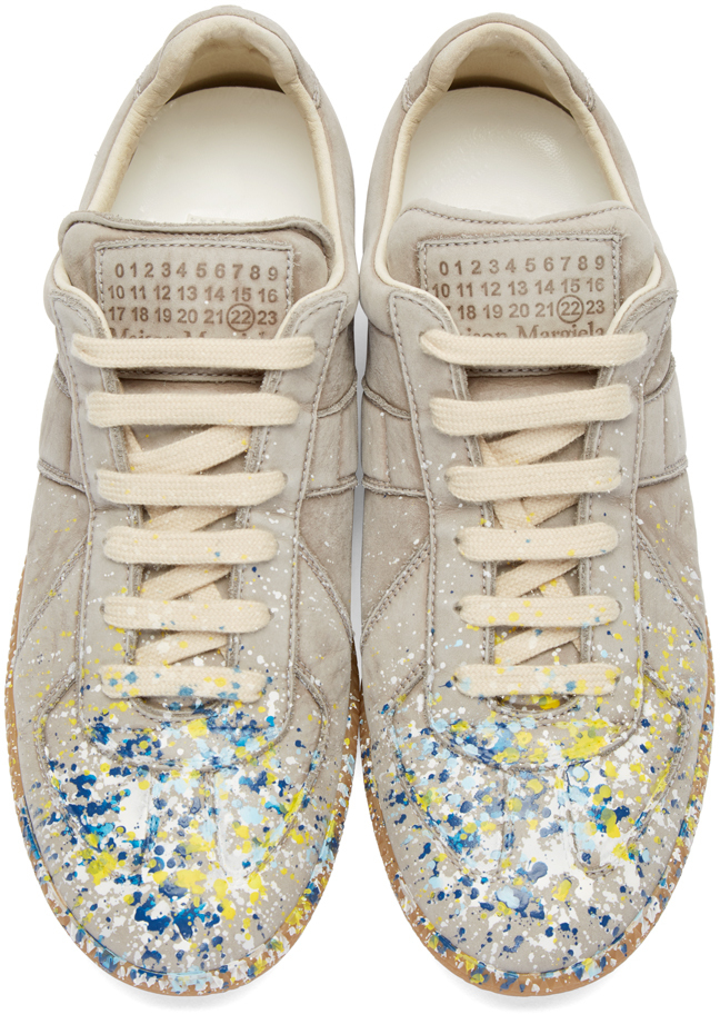 margiela splatter shoes