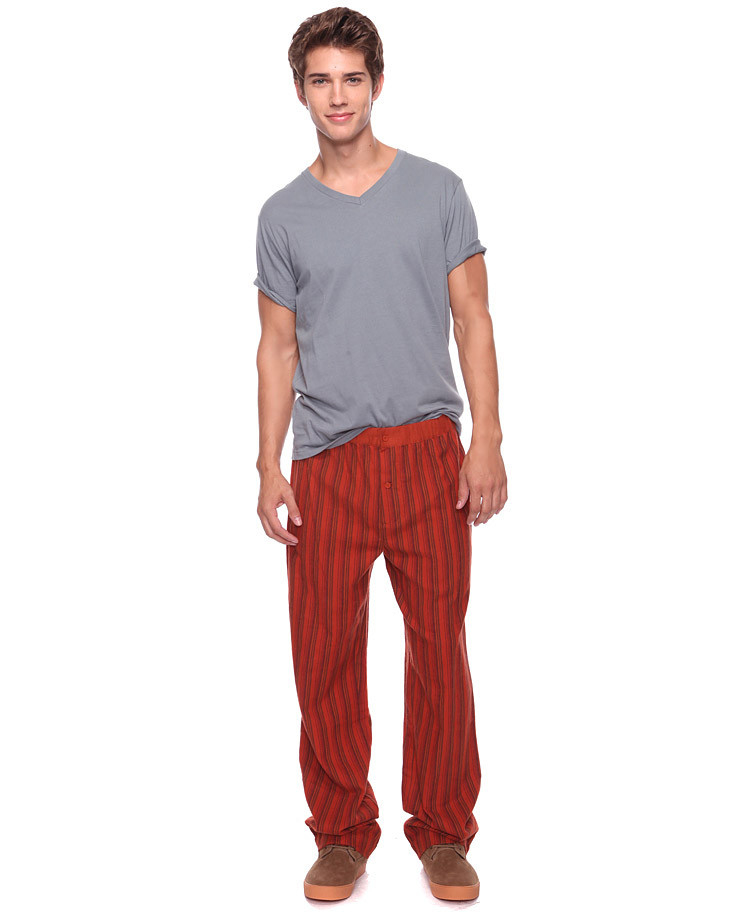 Lyst Forever 21 Striped Pajama Pants in Red