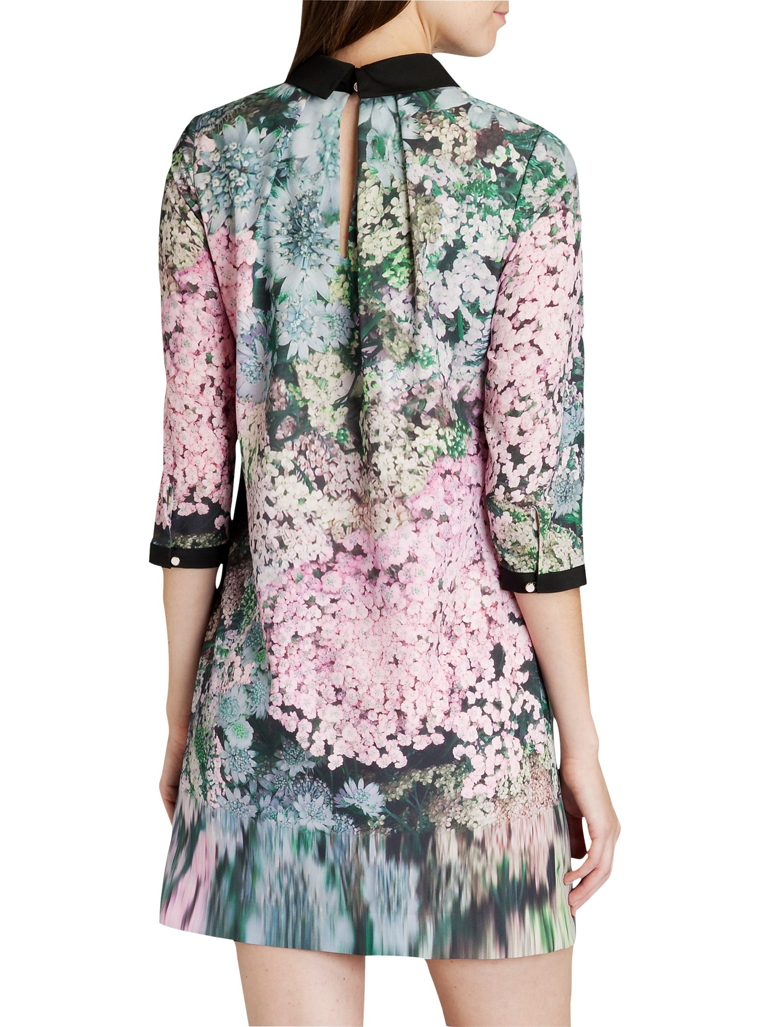 Ted Baker Floral Print Maxi Dress in Cream (Natural) Lyst