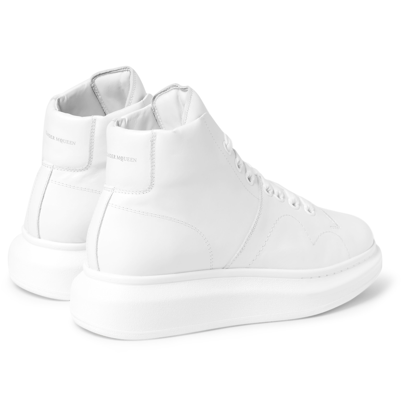 white high sole shoes