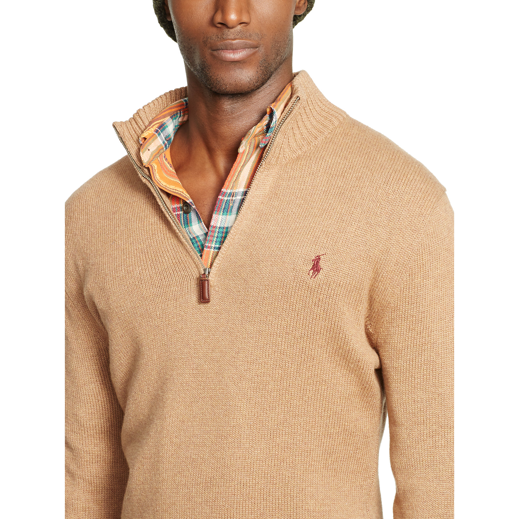 Lyst - Polo Ralph Lauren Cotton Half-Zip Sweater for Men