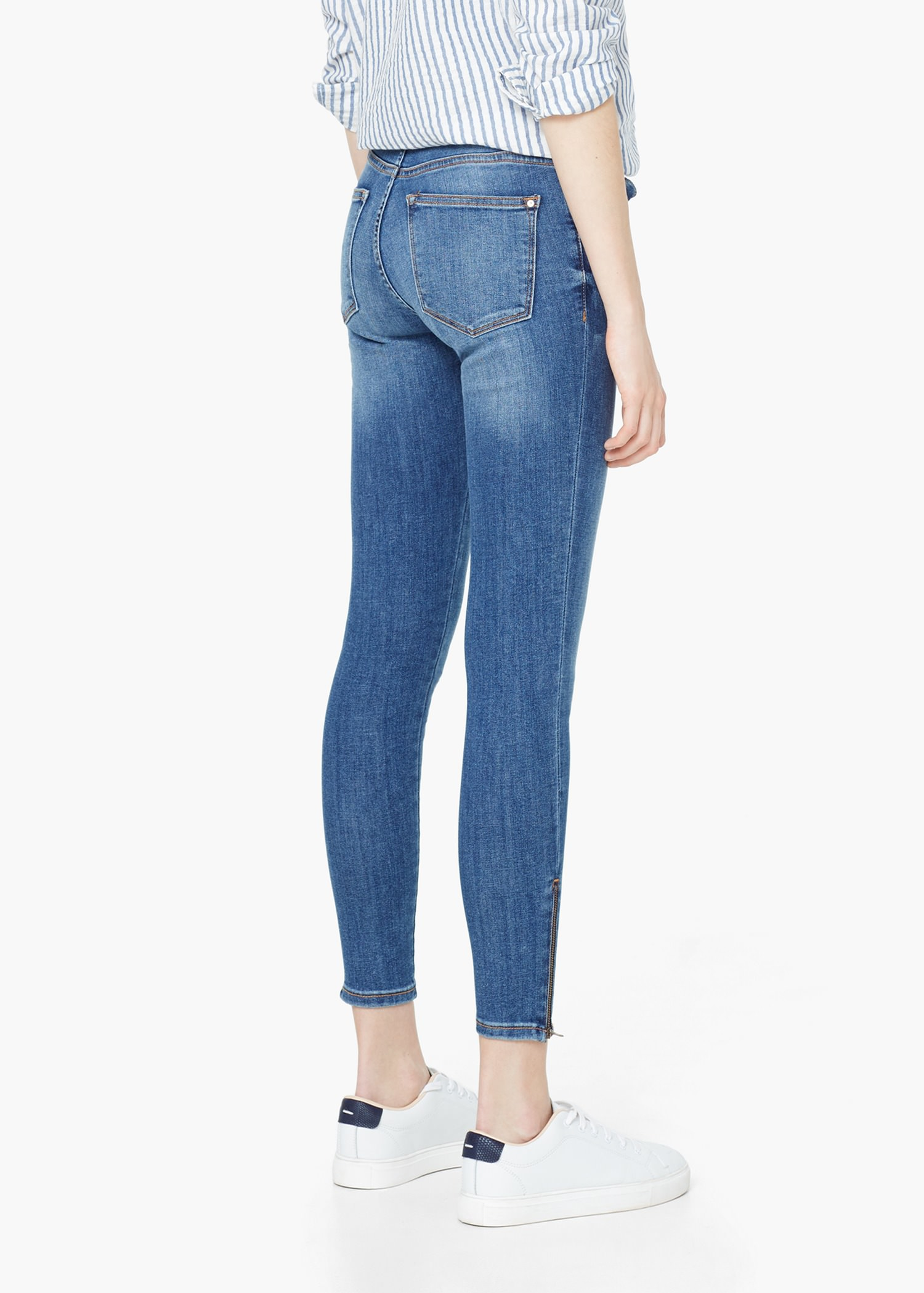 mango cropped skinny jeans
