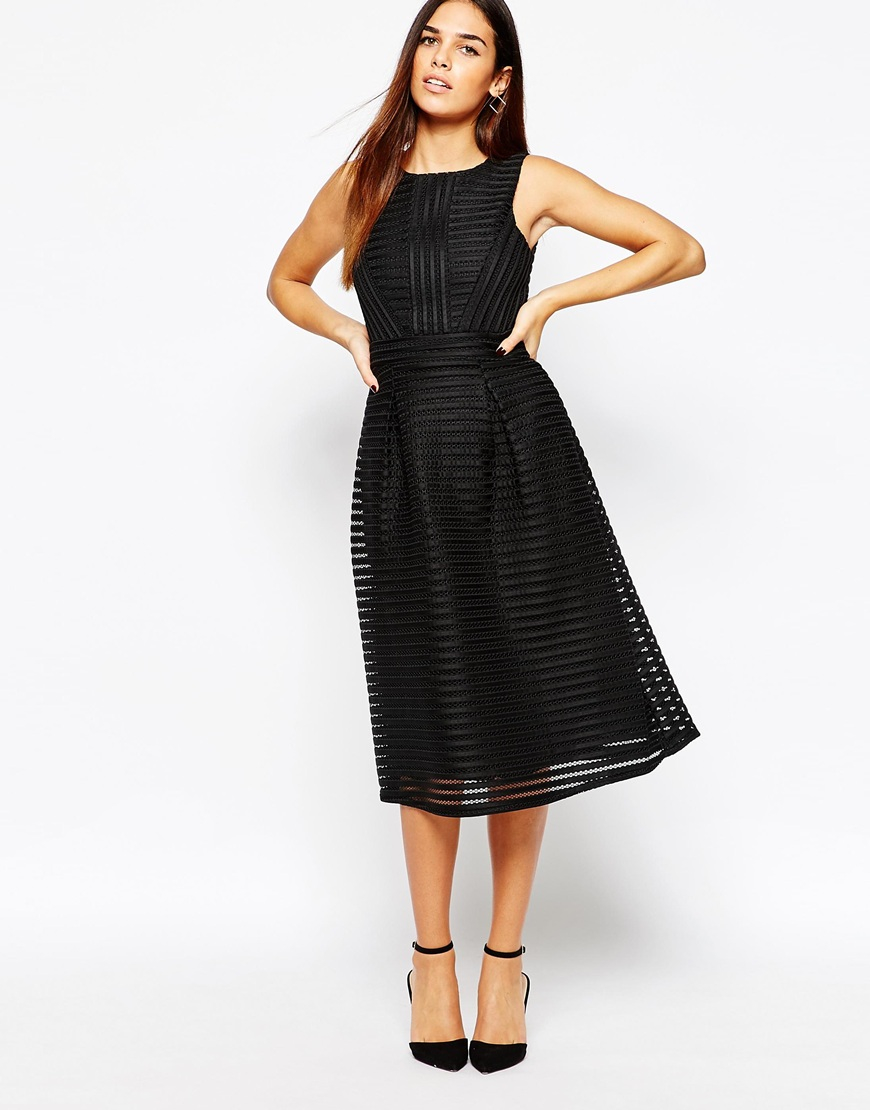 warehouse black dress