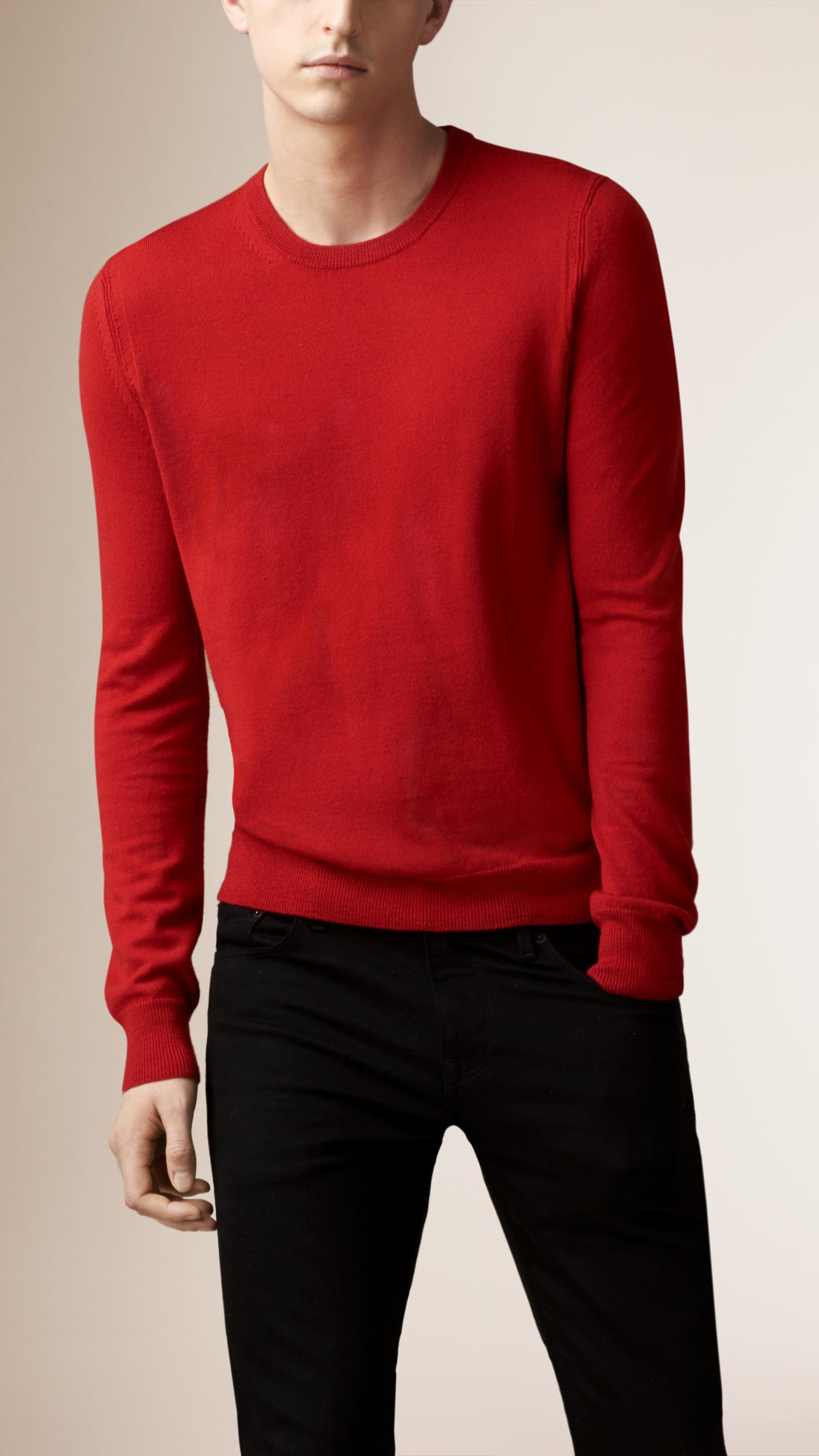 burberry merino wool sweater