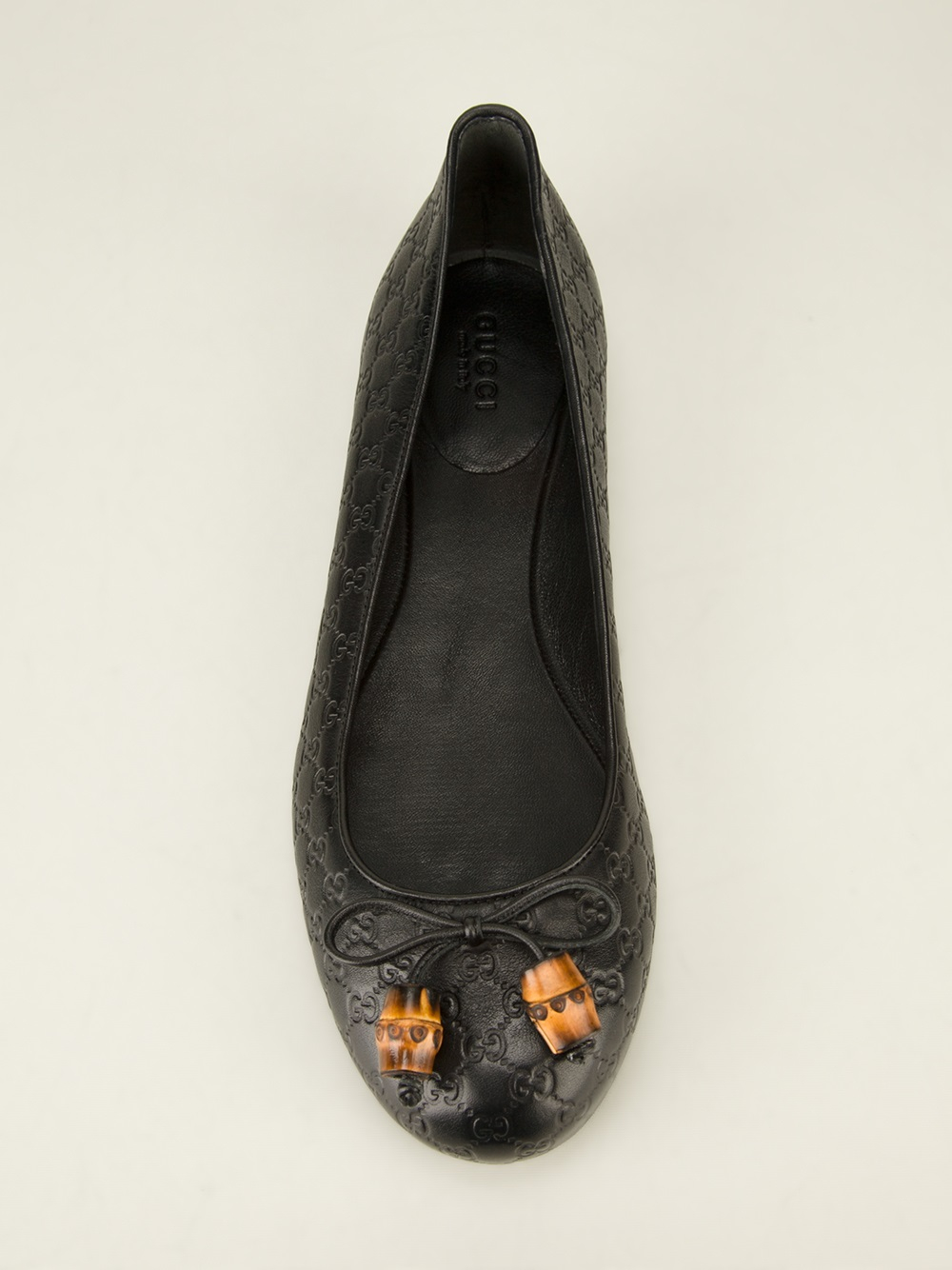 gucci monogram ballet flats