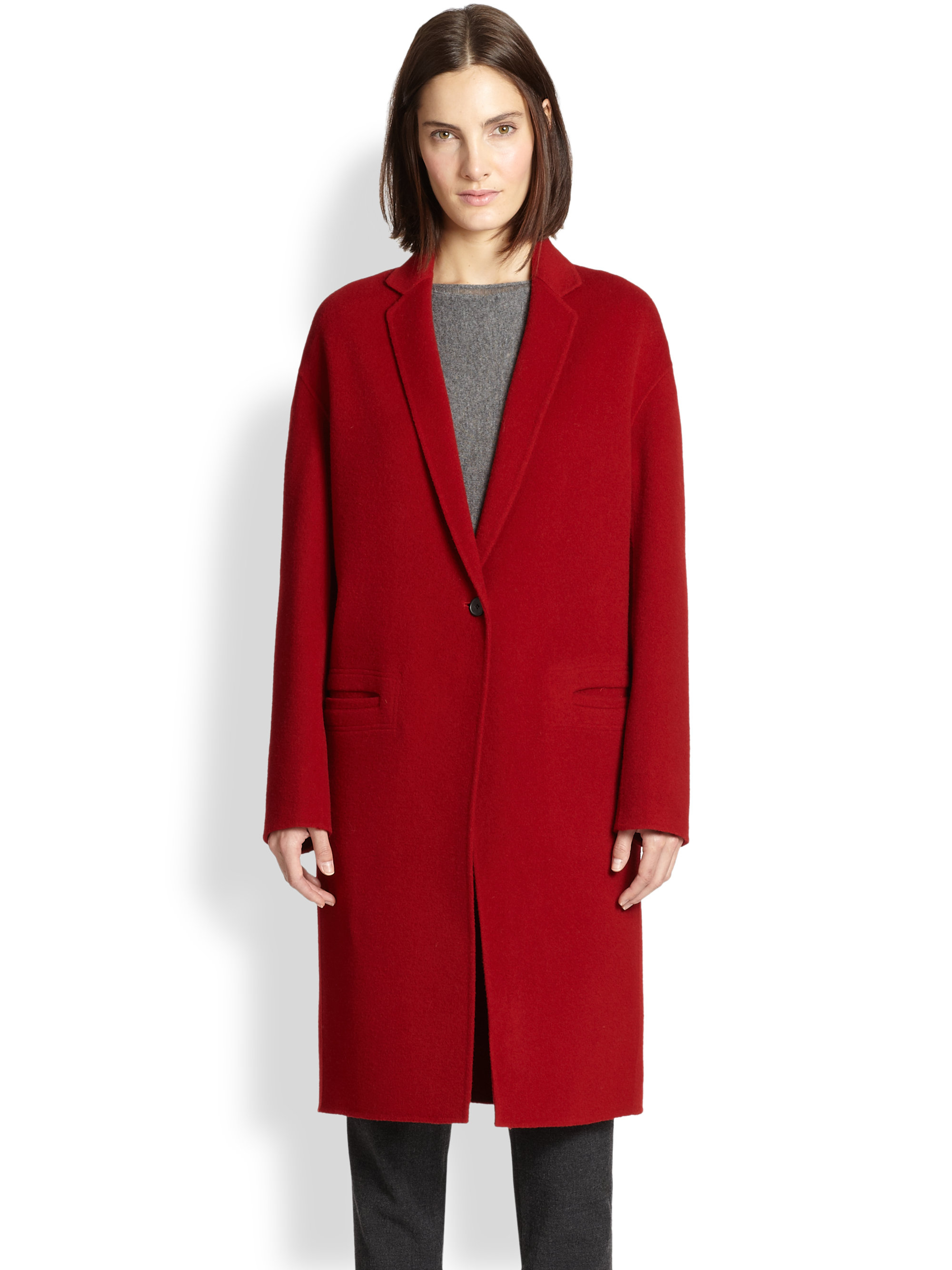 vince wool blend coat