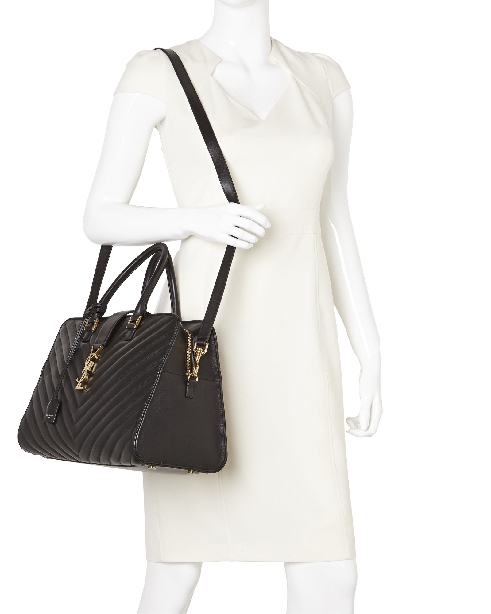 saint laurent medium loulou matelassé leather shoulder bag