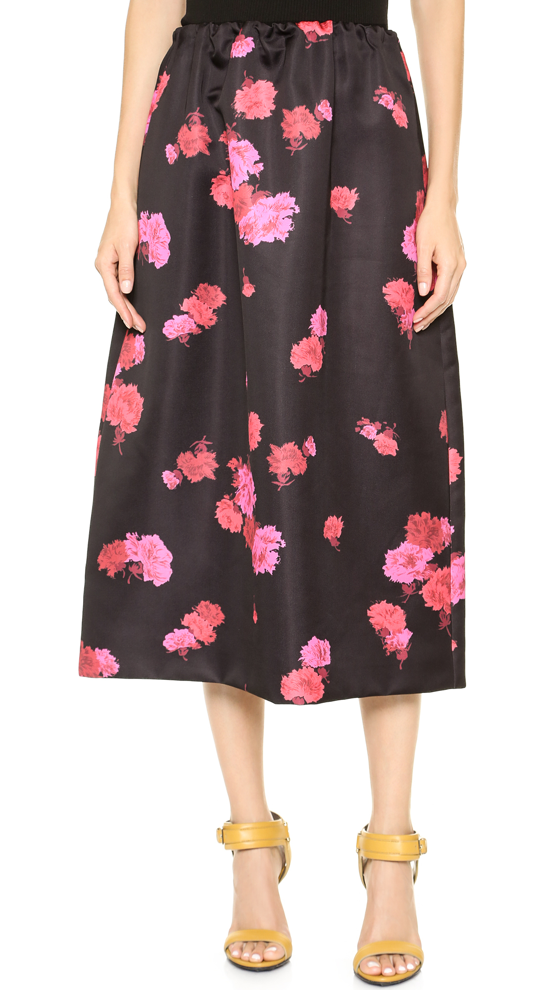 N°21 Floral Maxi Skirt Floral in Pink Lyst