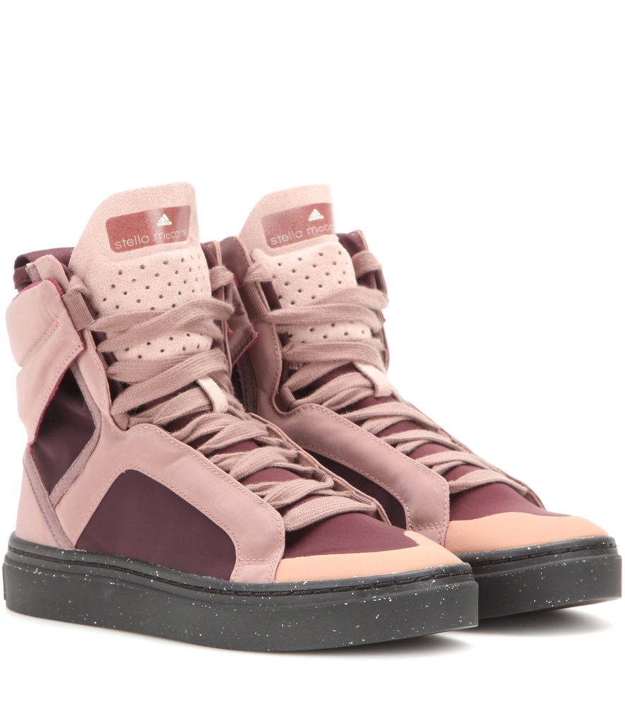 vermijden kralen Verschuiving adidas By Stella McCartney Asimina High-top Sneakers in Pink | Lyst
