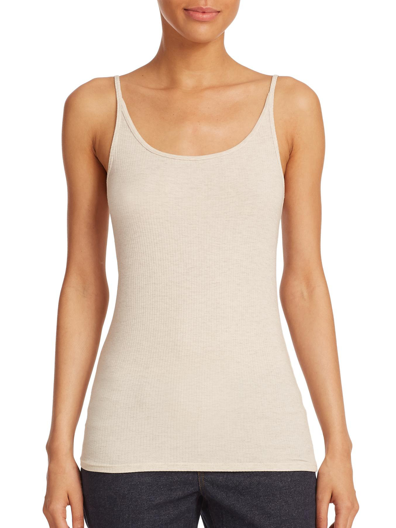 Atm Finelyribbed Modal Camisole in Beige (heather oatmeal) Lyst