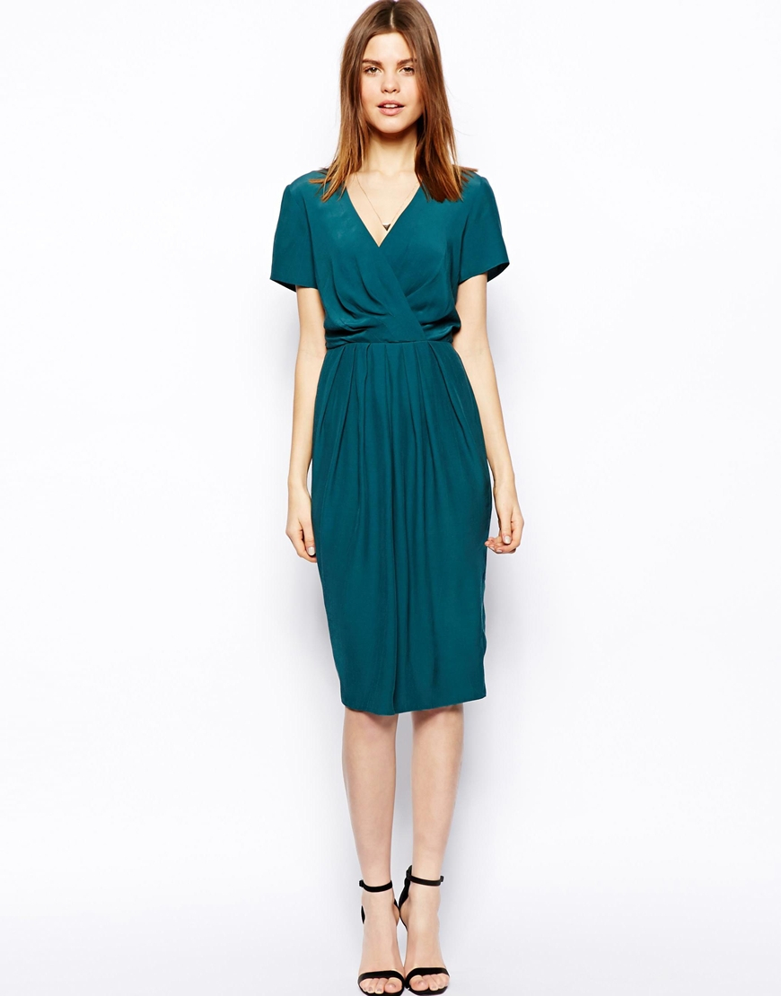 tulip midi dress
