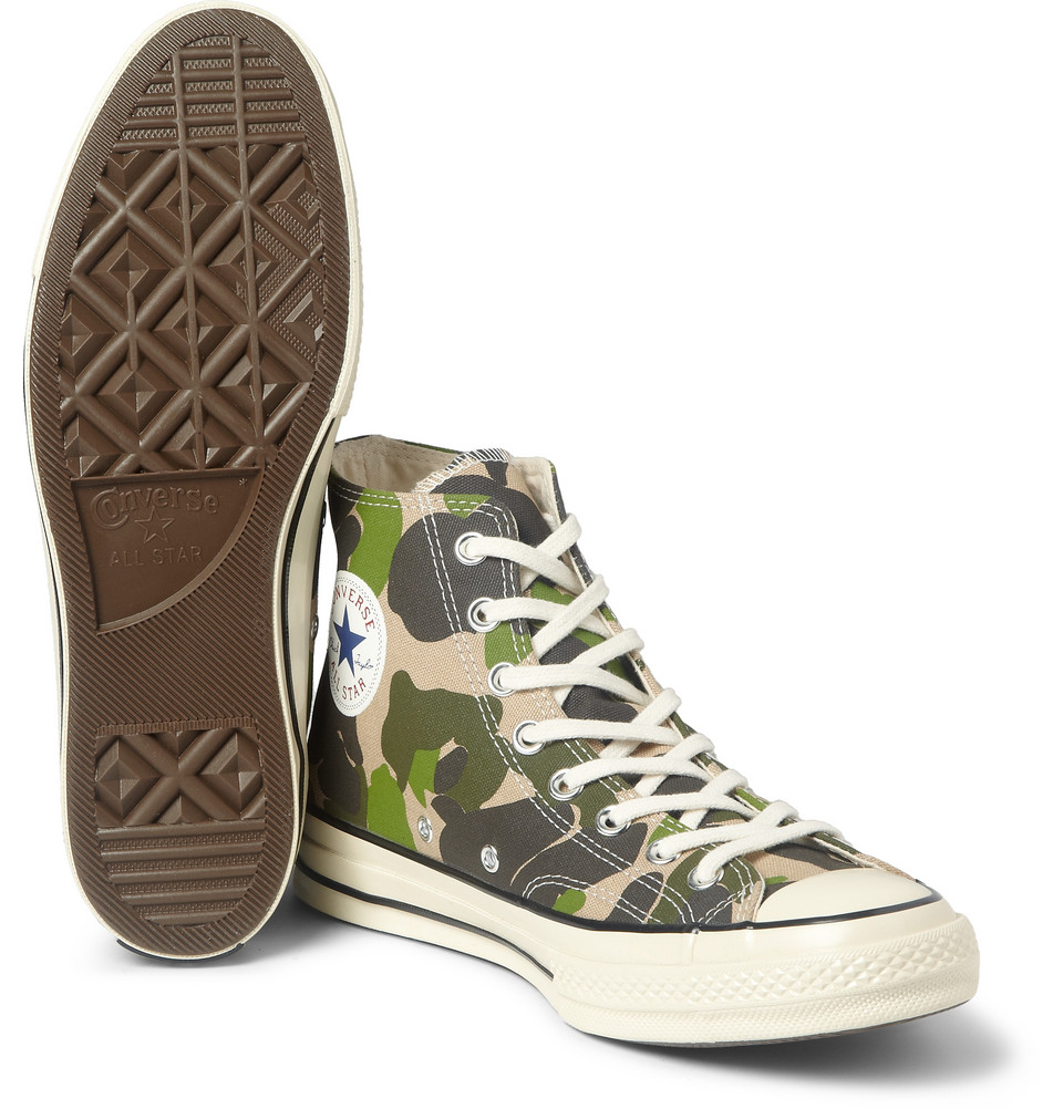 Converse All Star Camo High-Top Sneaker in Green for Men ...
