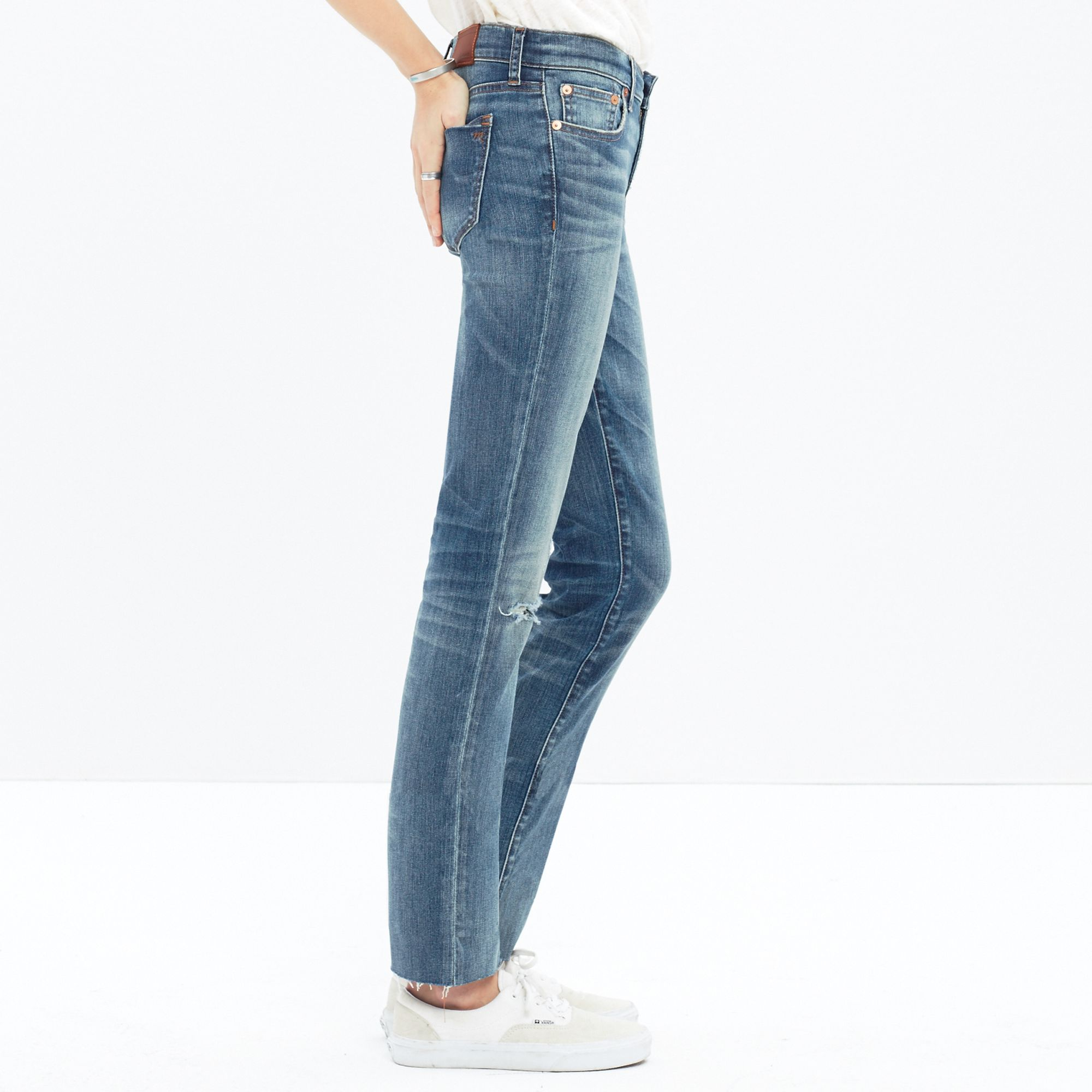 Madewell Alley Straight Crop Jeans 