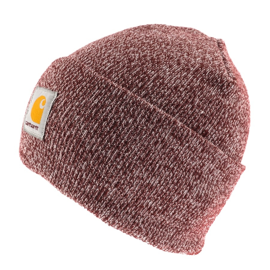 burgundy carhartt beanie