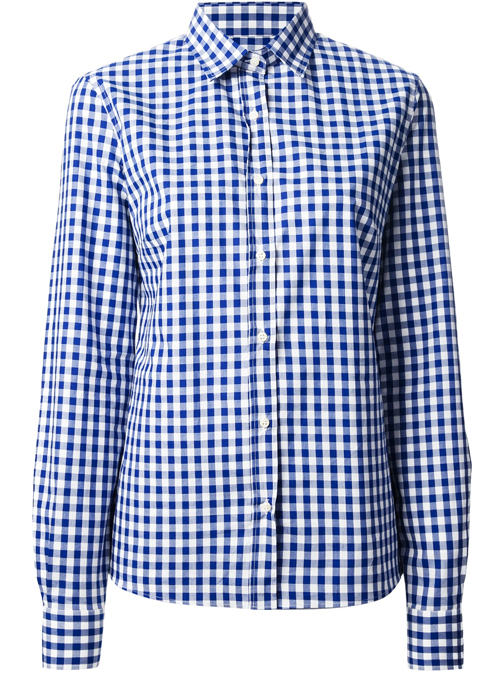 Lyst - Stella Jean Gingham Check Shirt in Blue