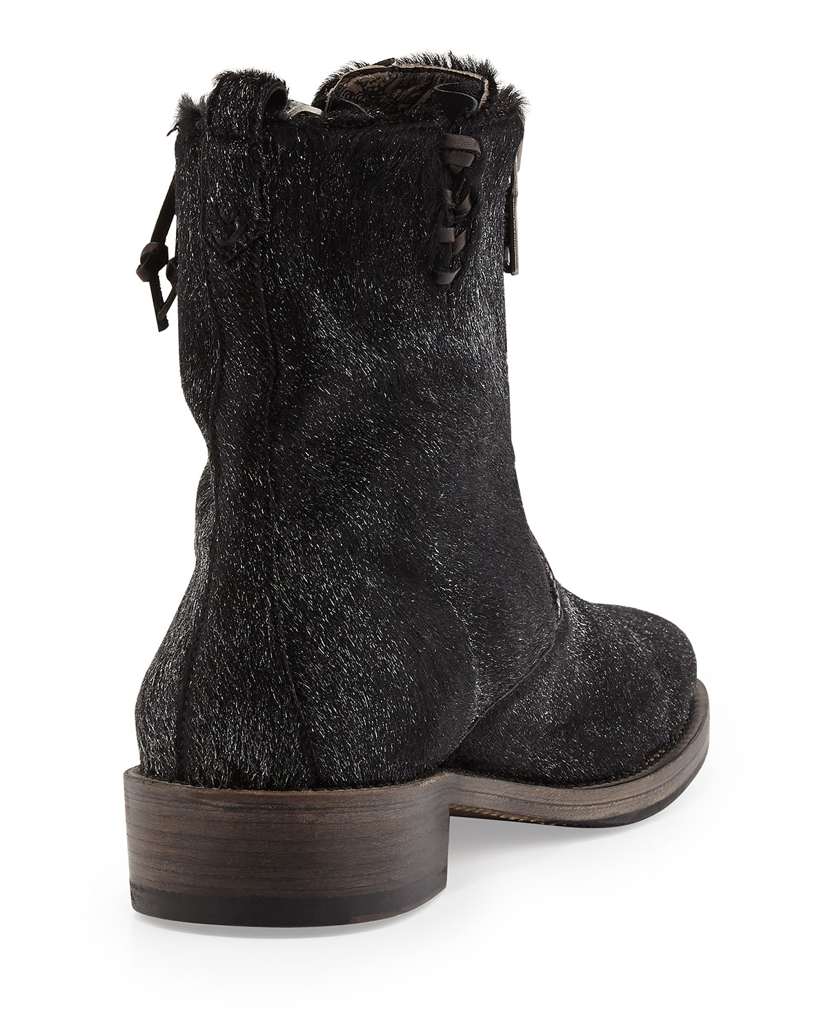 mens pony hair boots