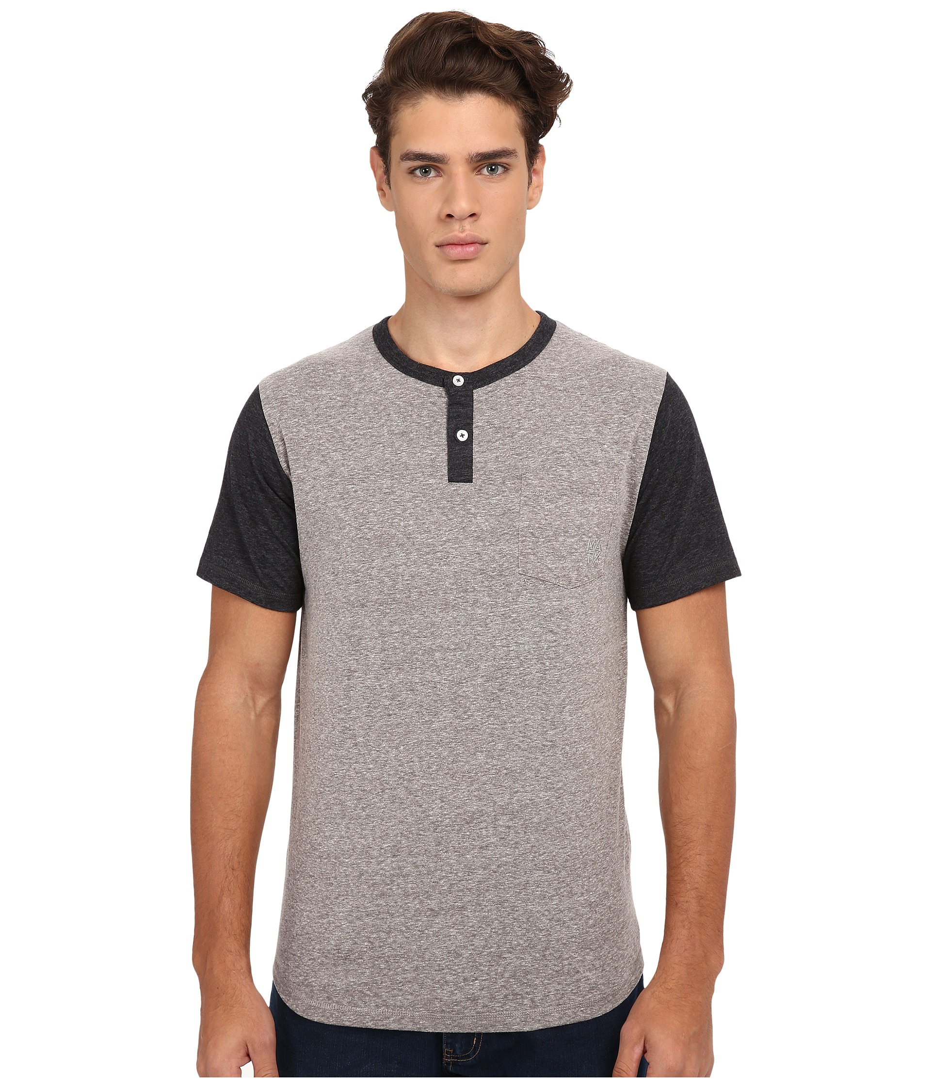 Matix Cotton Standard Short Sleeve Baseball T-shirt in Heather Grey (Gray)  for Men | Lyst