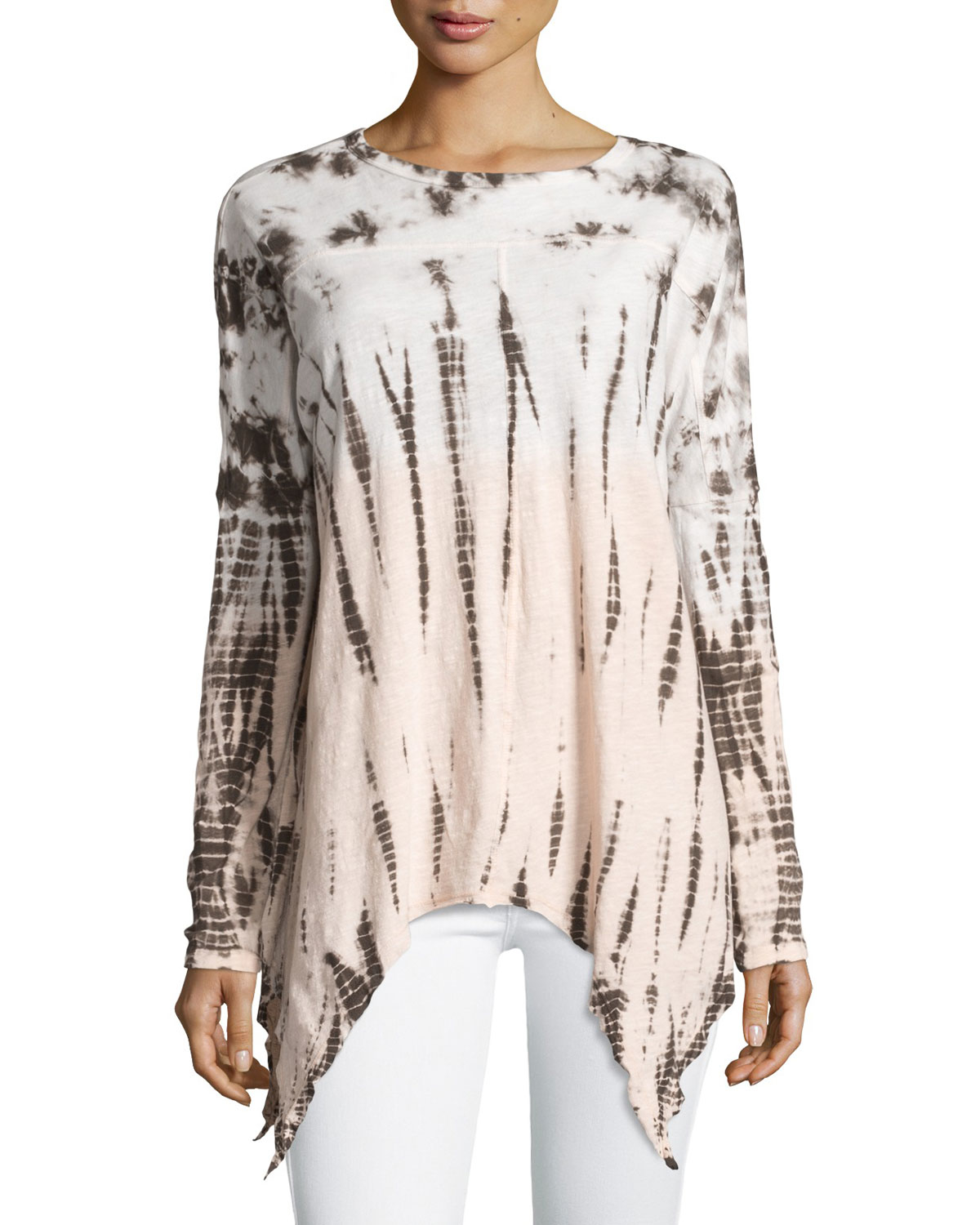 Xcvi Amira Tiedye Sharkbite Tunic Lyst