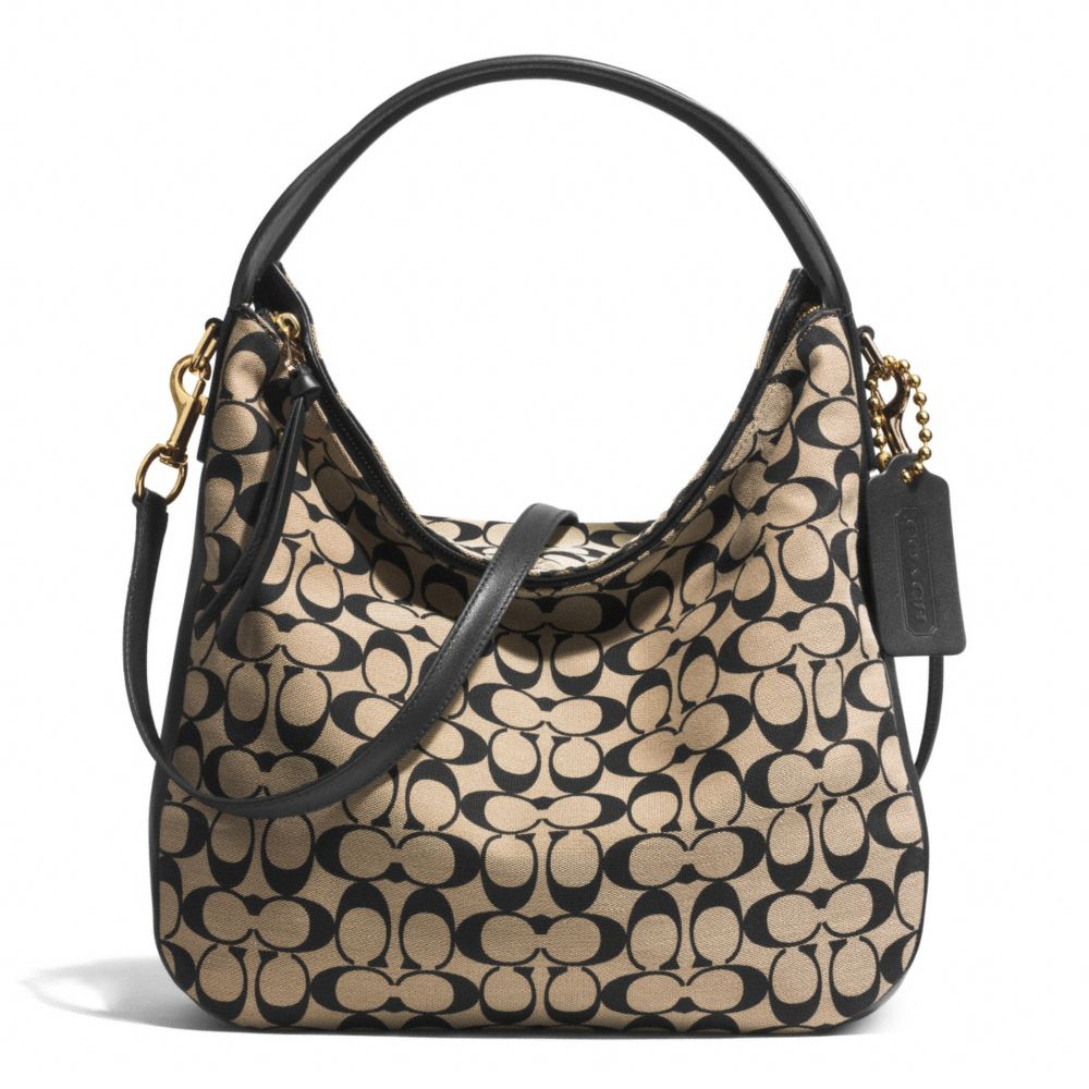 Coach Small Signature Hobo Bag