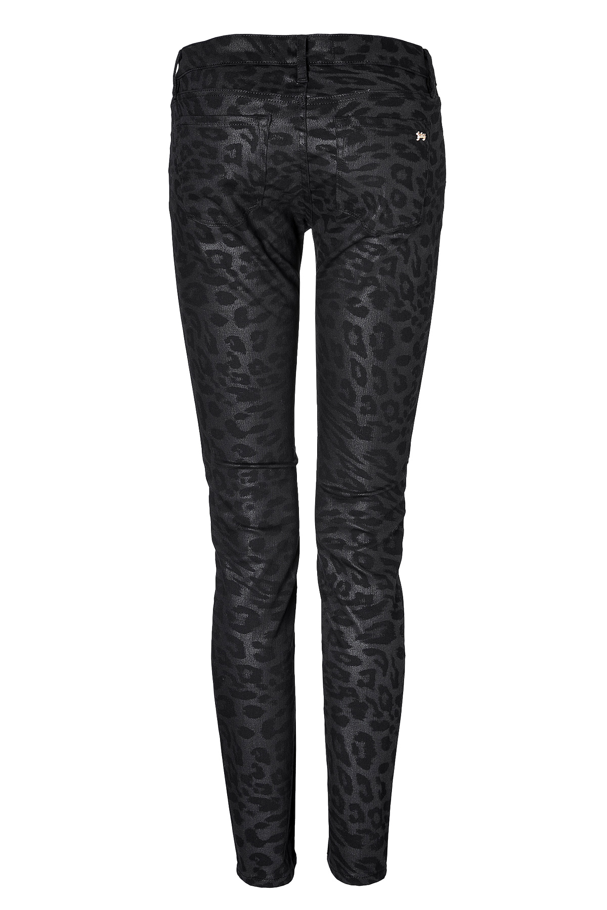 jeans with leopard print