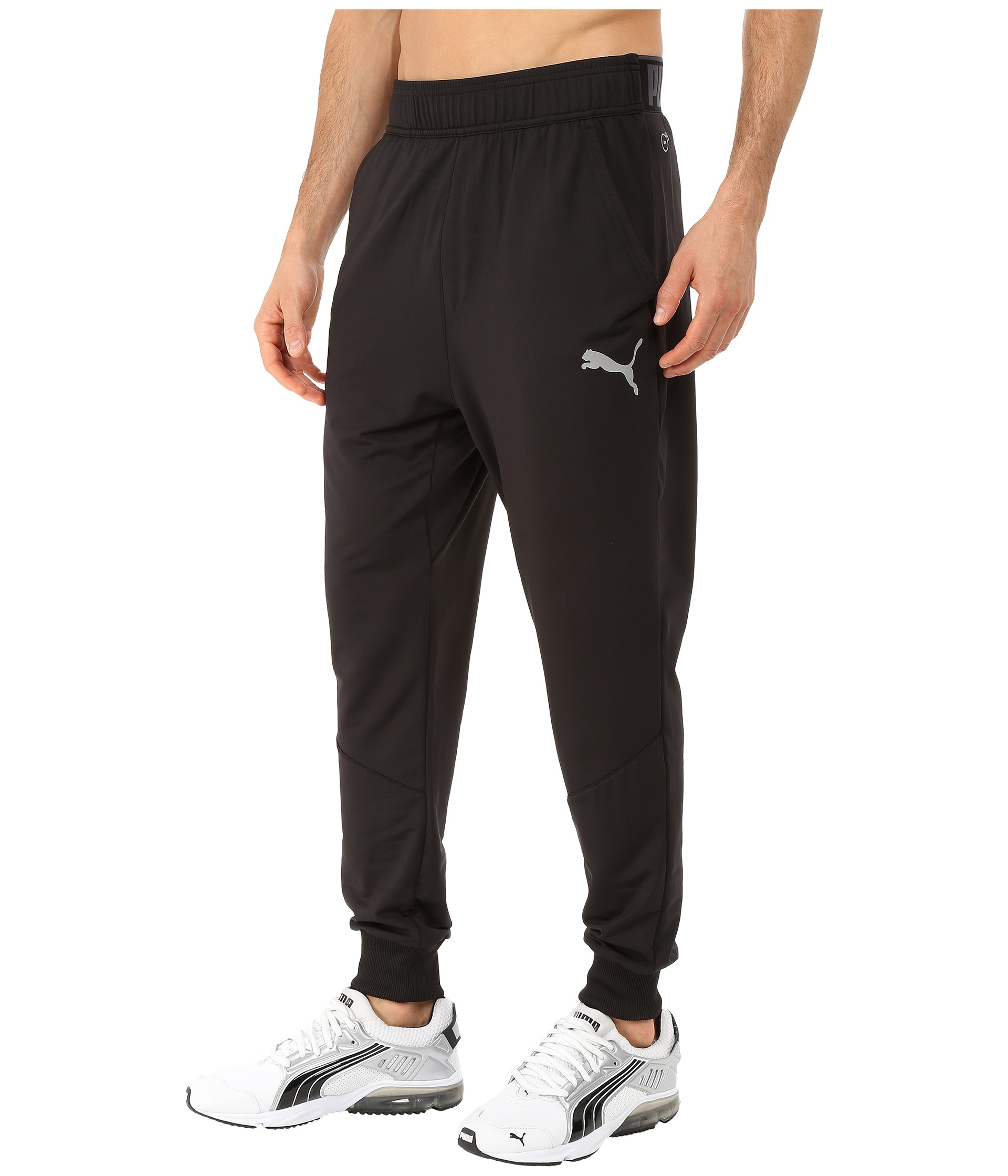 puma downtown twill tapered pants