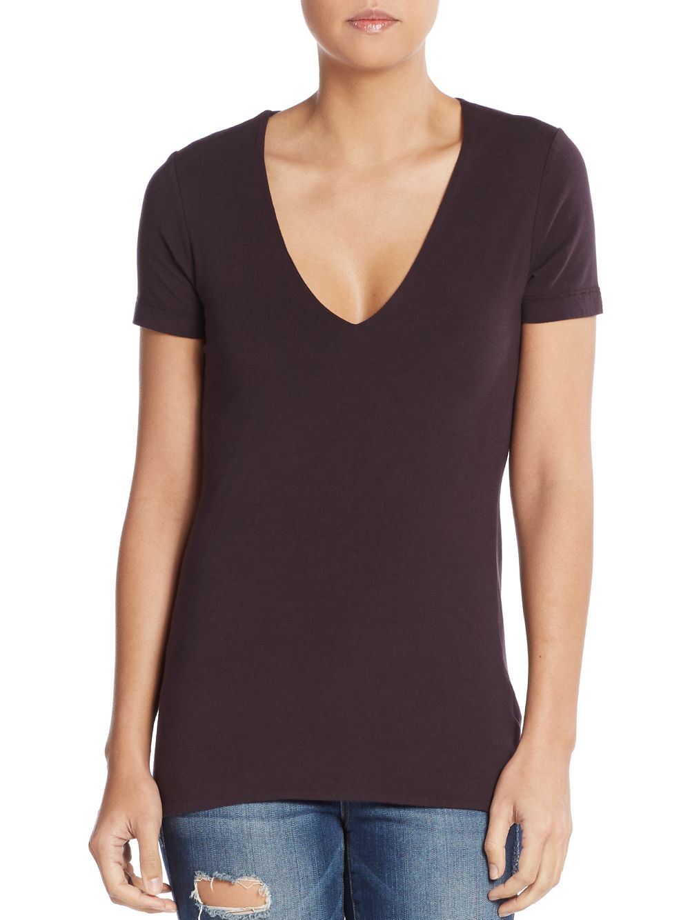 Shop by category Free shipping and returns on Men's Black V-Neck T-Shirts at tokosepatu.ga