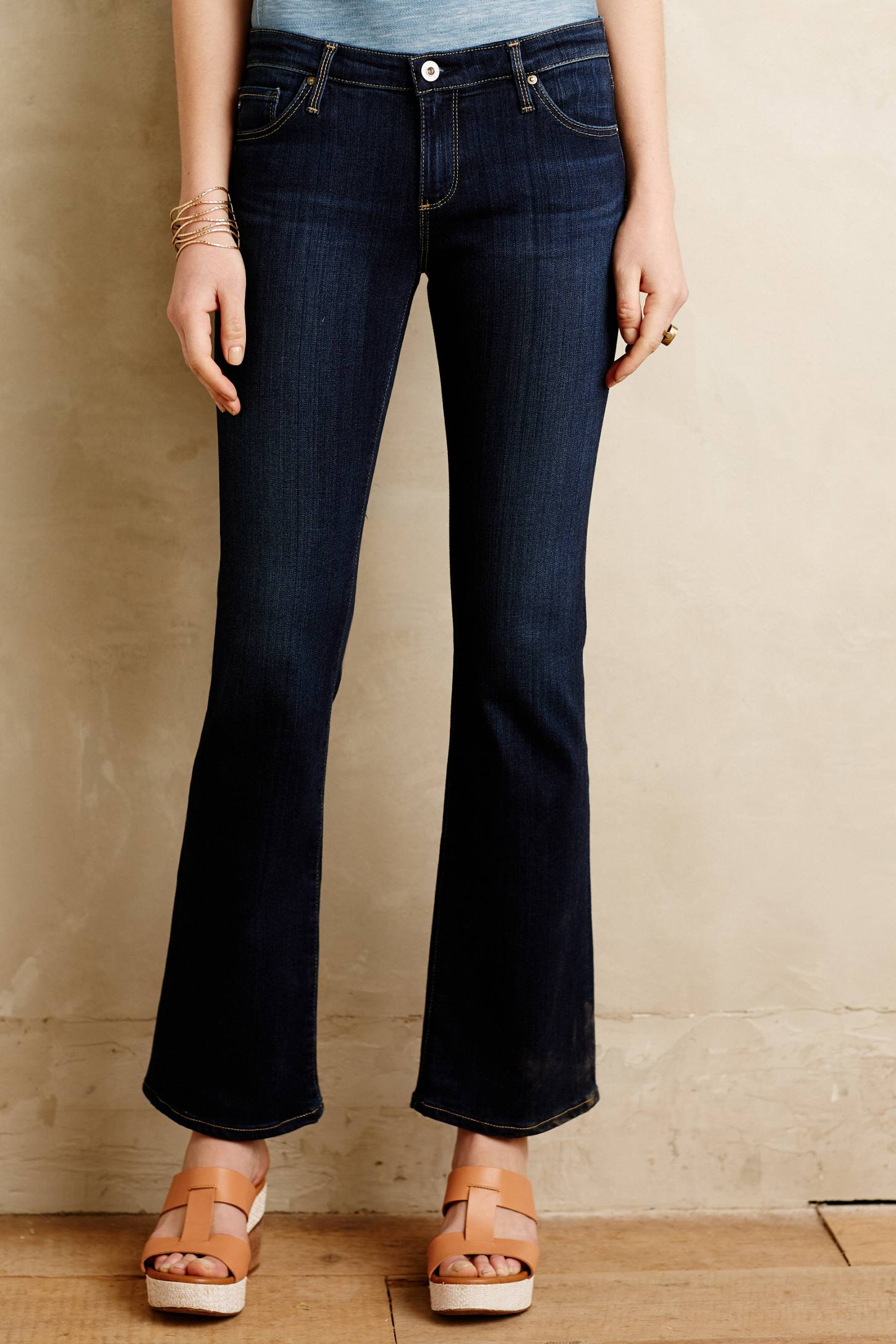 Ag adriano goldschmied Angelina Petite Flare Jeans in Blue (MDW)