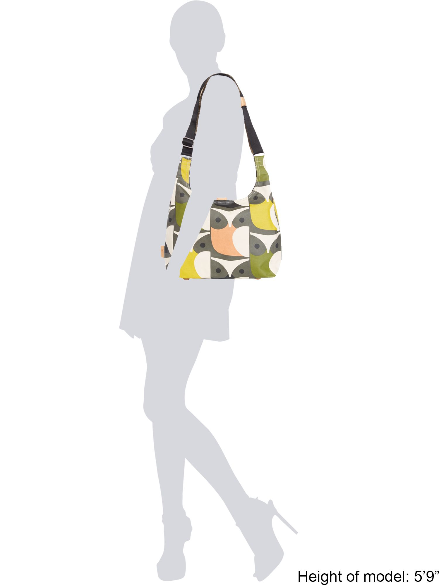 Orla kiely Tonal Stem Multi Mini Crossbody Bag in Multicolor (Multi
