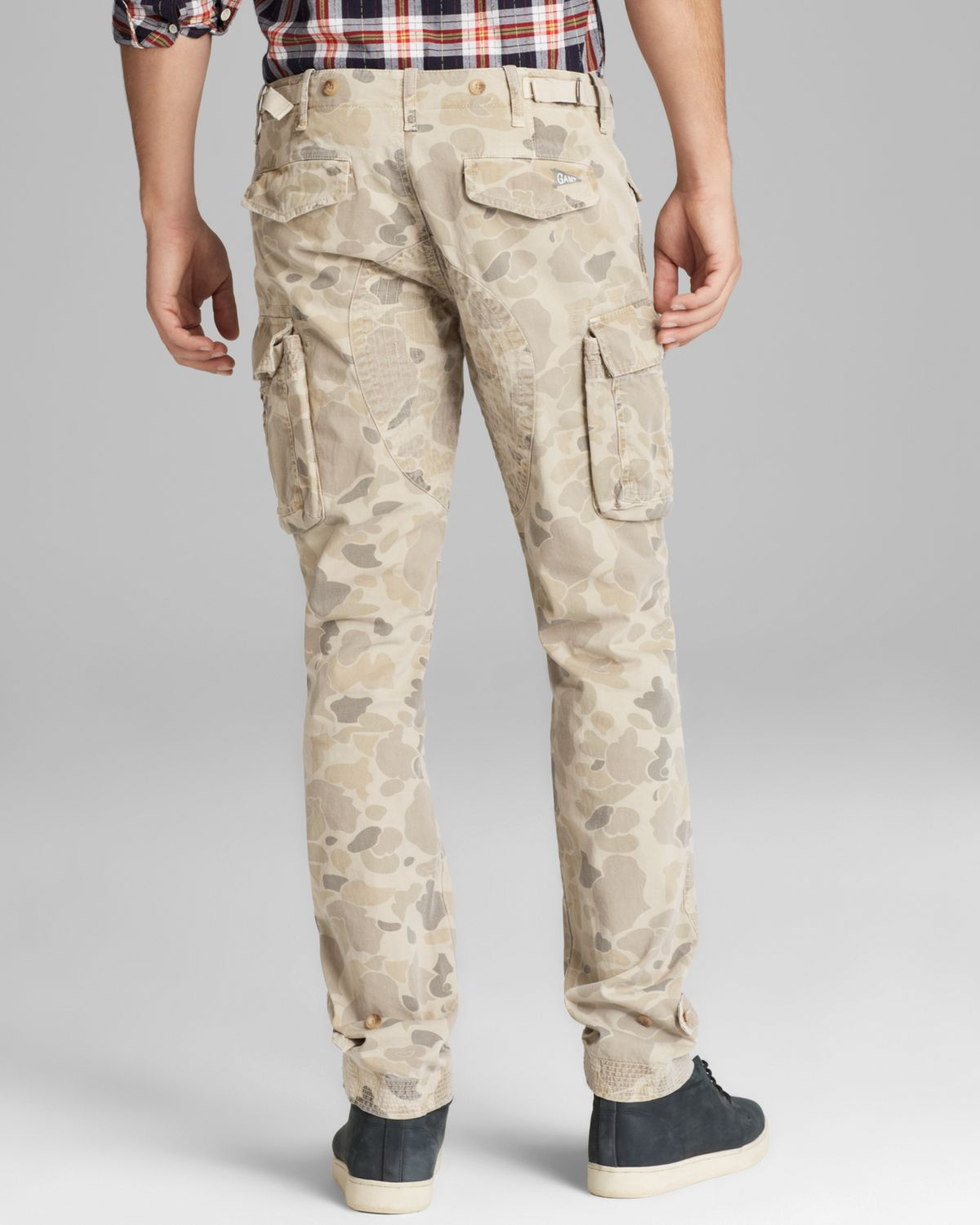 wet Nationaal volkslied Wijzerplaat GANT Perfect Camo Cargo Pants - Slim Fit in Natural for Men | Lyst