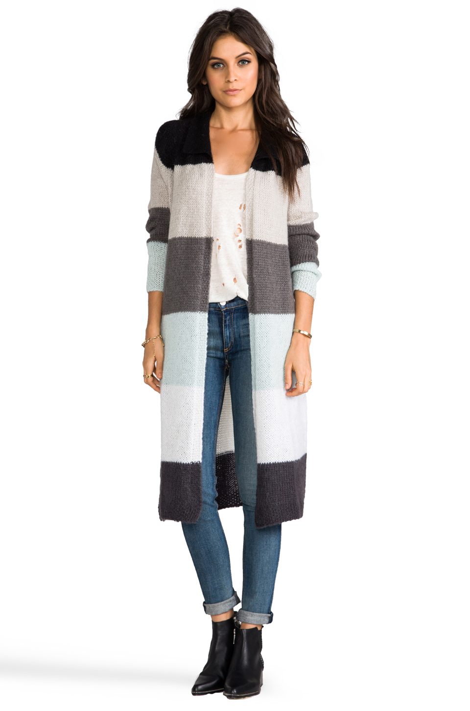 free people rainbow cardigan
