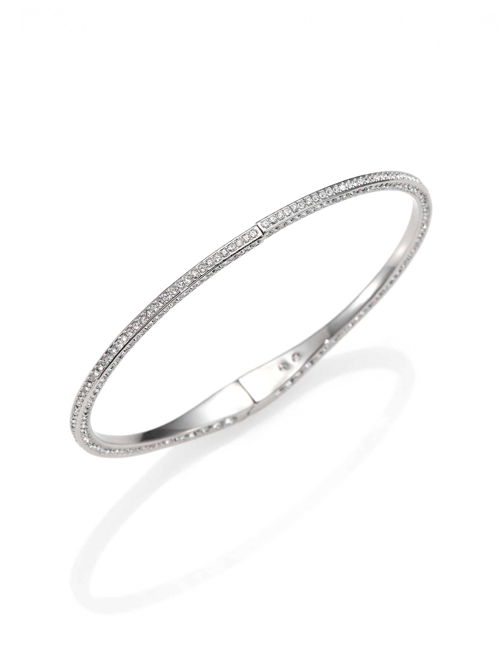 Adriana Orsini Pavé Crystal Hinged Bangle Bracelet ...