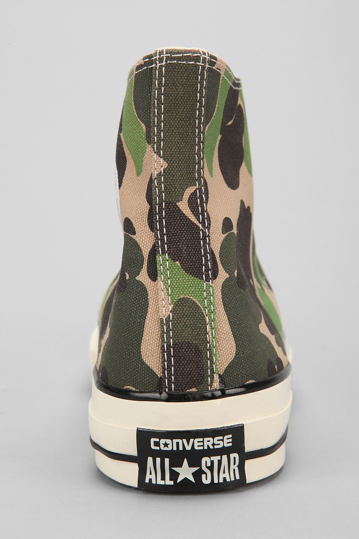 chuck taylor all star camo metal high top