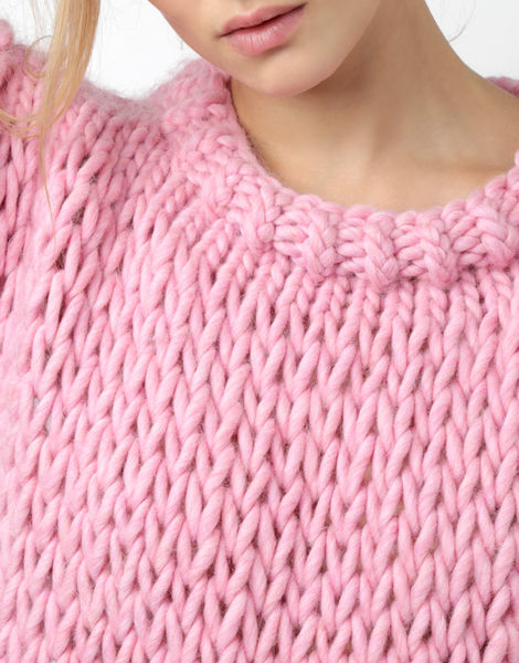 Wool And The Gang Wonderwool Sweater In Pink Lyst