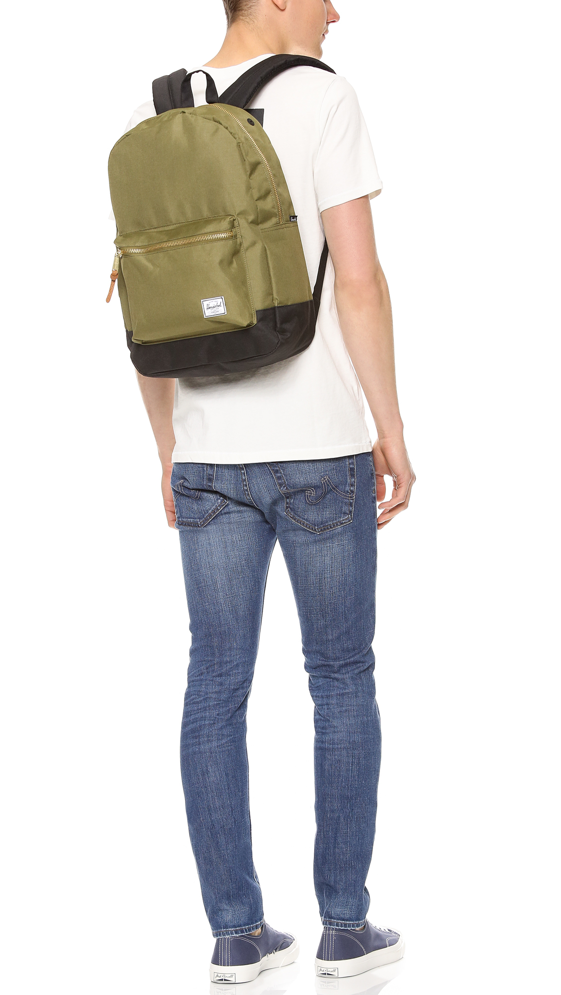 Herschel Supply Co. Settlement Backpack in Army/Black (Green) for Men