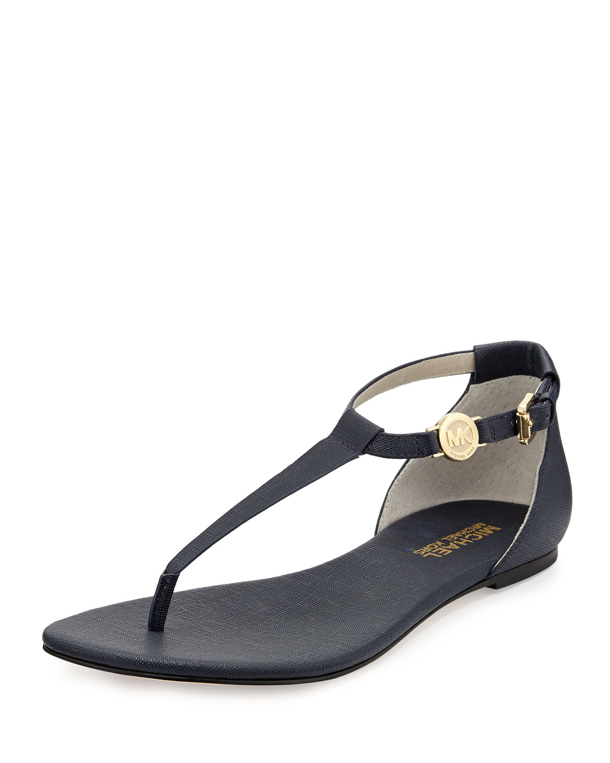 Michael kors navy deals blue flat shoes