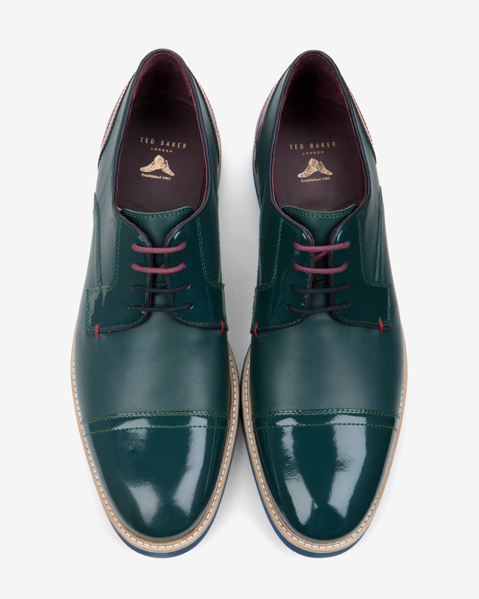 green ted baker heels