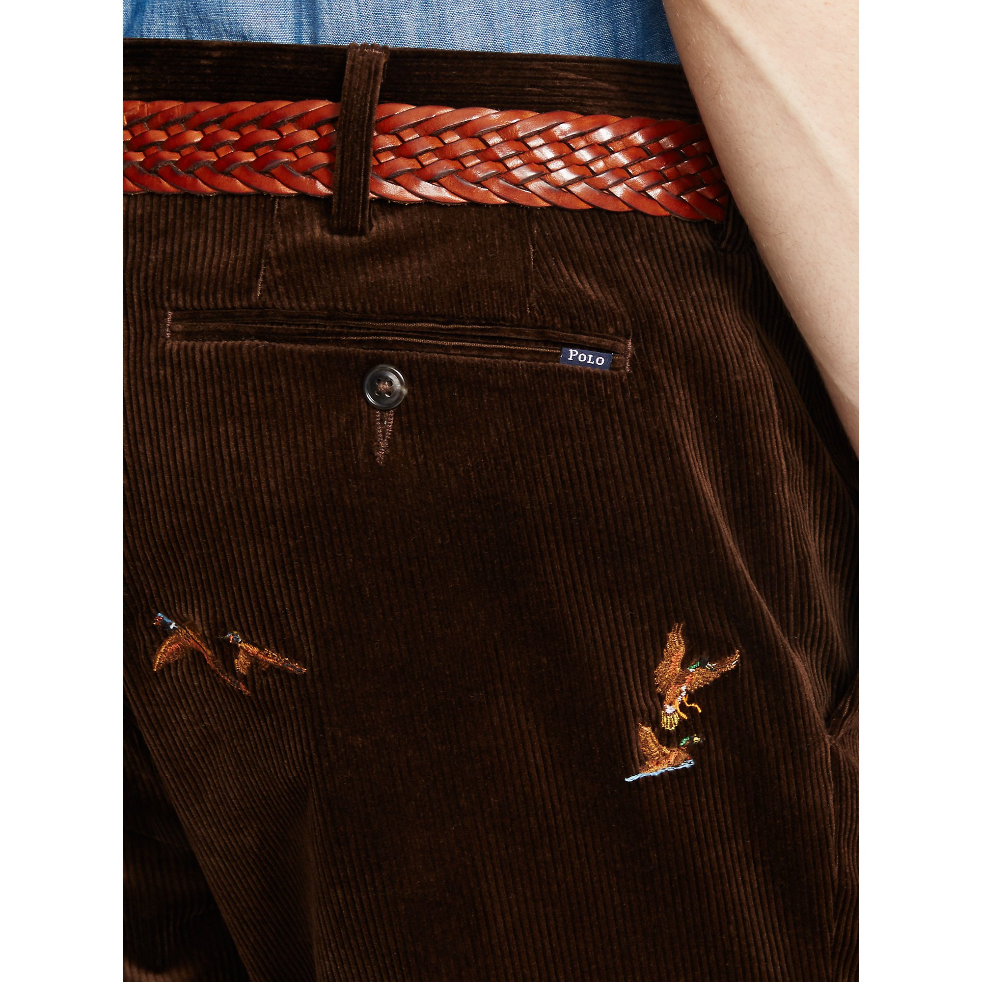 Polo Ralph Lauren Classic Embroidered Corduroy in Brown for Men - Lyst