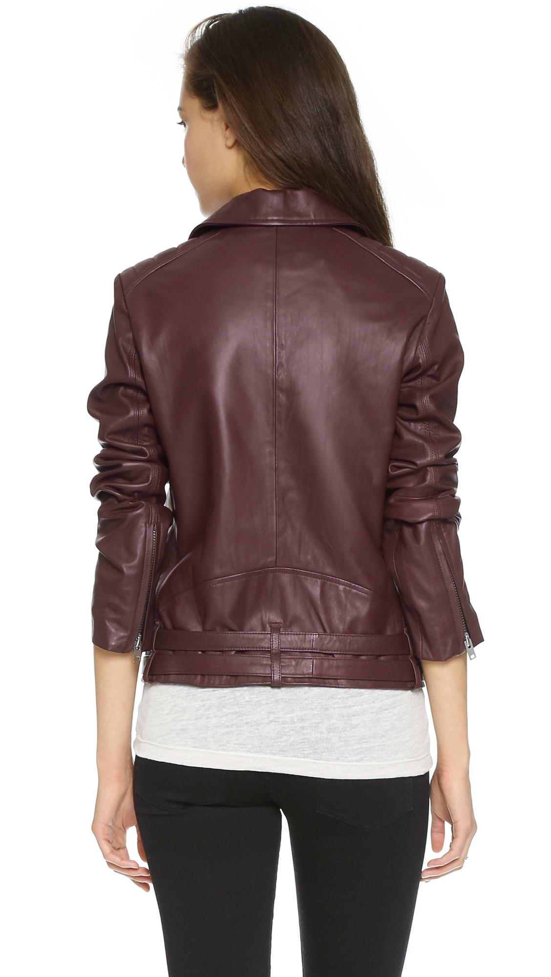 iro purple leather jacket