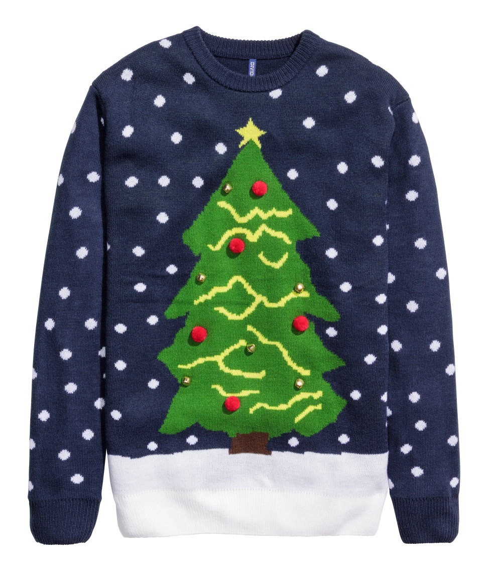 h&m girls christmas jumper