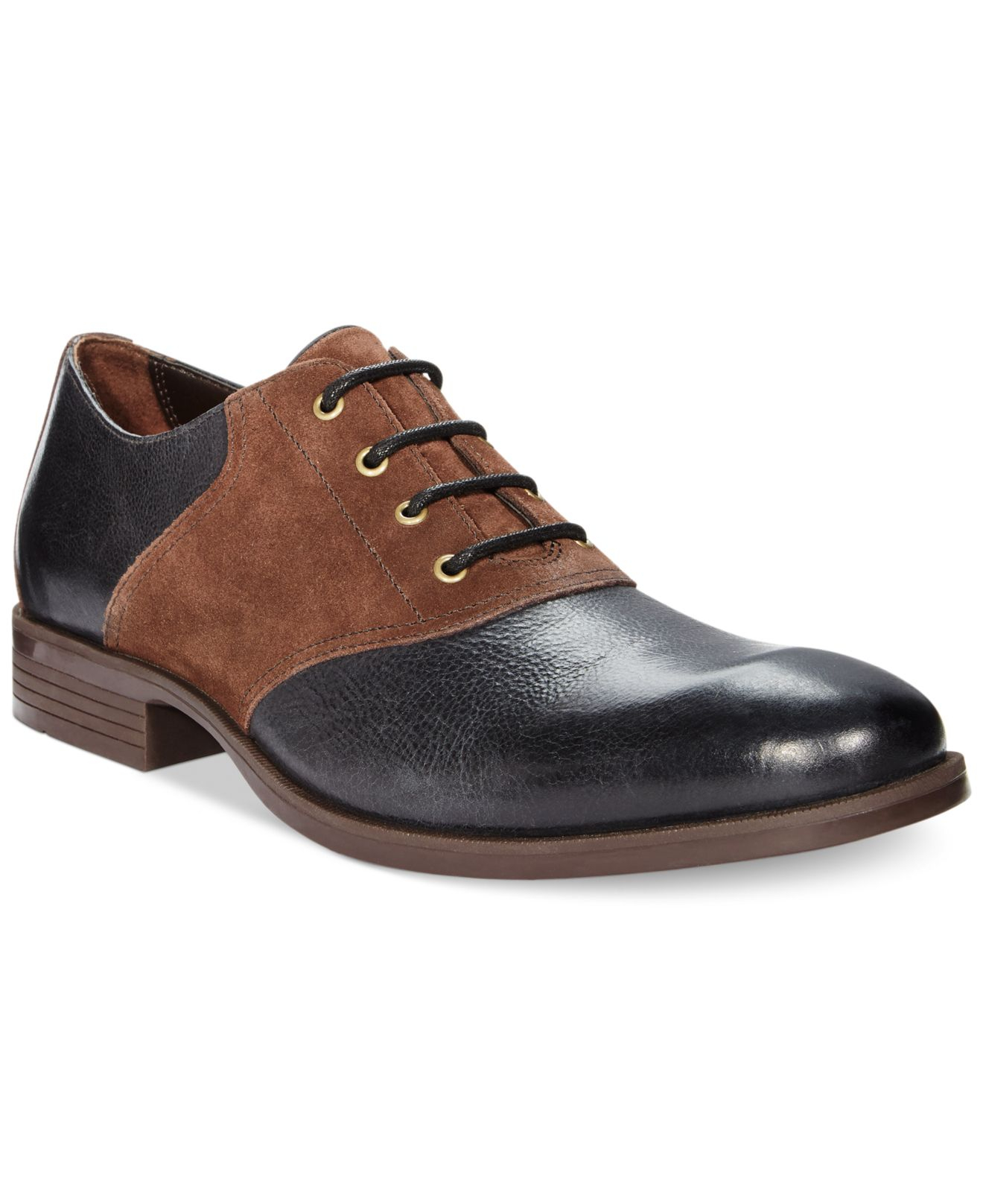 Cole Haan Copley Saddle Oxfords in Black for Men Lyst