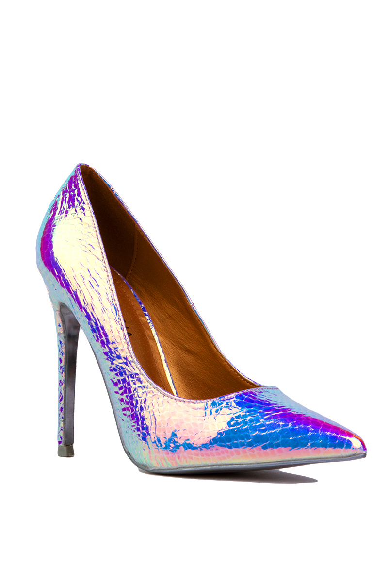 snakeskin pumps