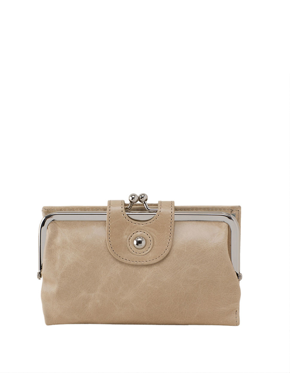 Lyst - Hobo Alice Leather Wallet in Natural