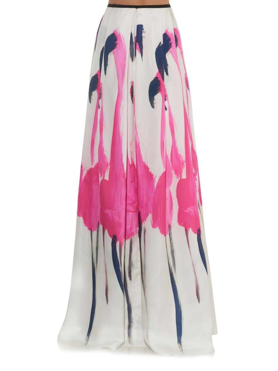 flamingo maxi skirt