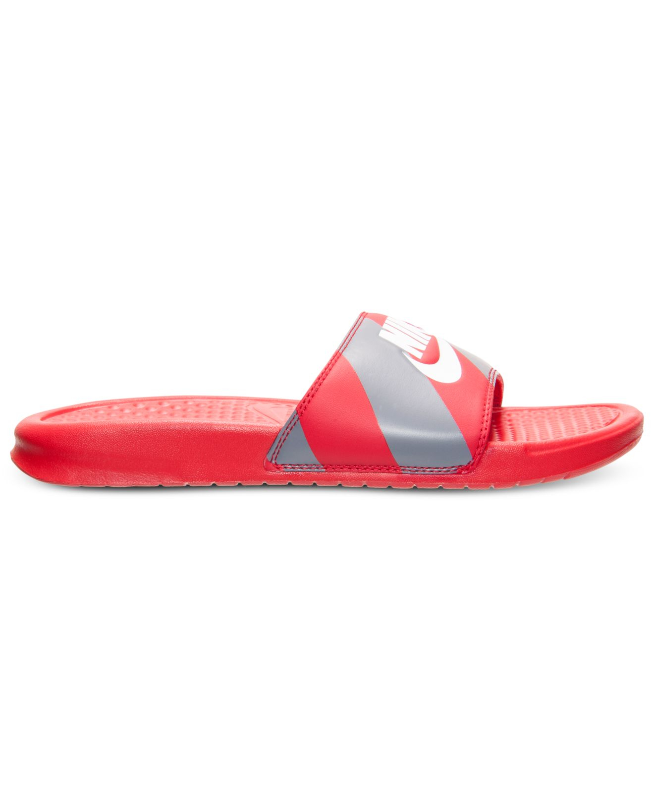 Lyst - Nike Men'S Benassi Jdi Print Slide Sandals From Finish Line in ...