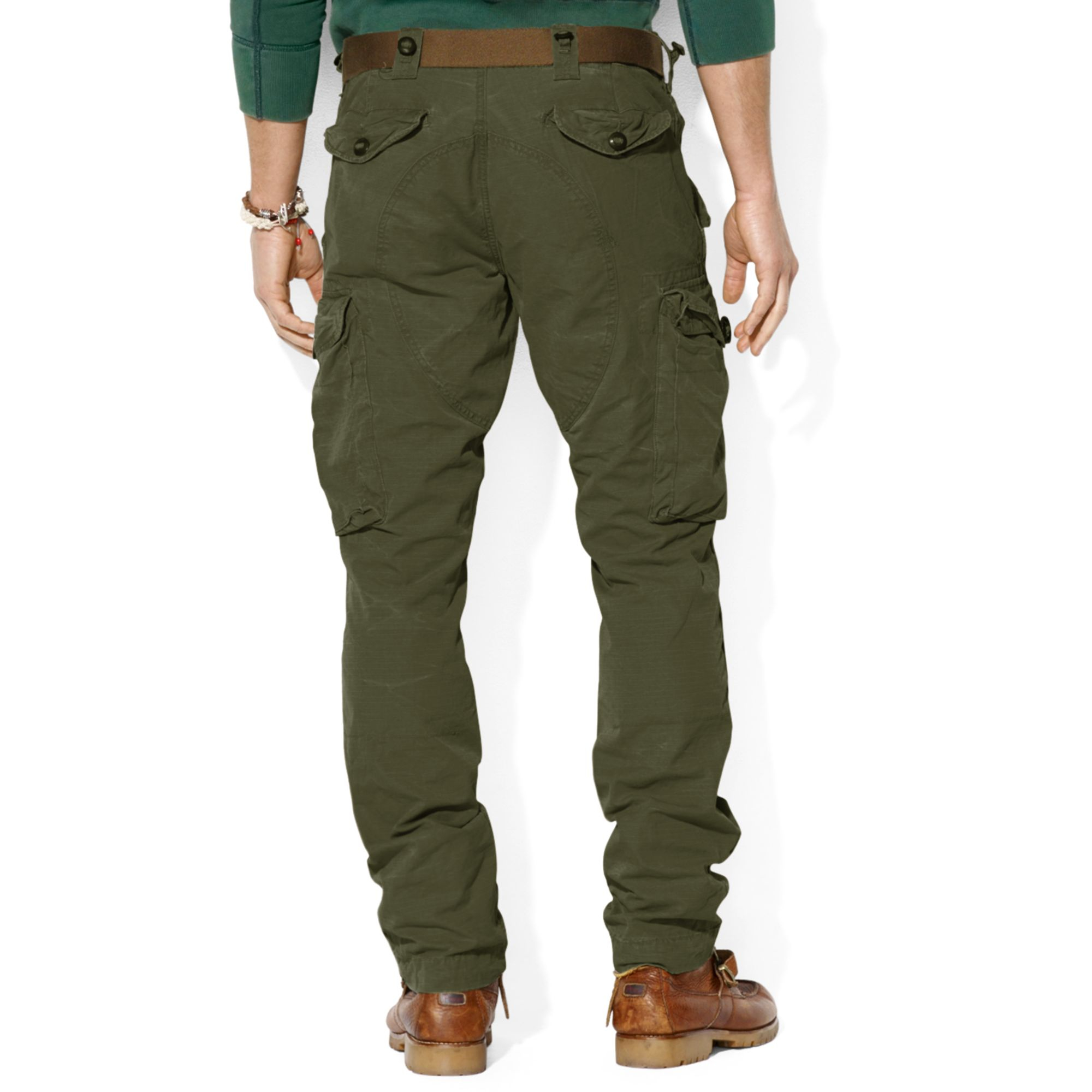 Ralph Lauren Polo Straight Fit Canadian Ripstop Cargo Pants in ...