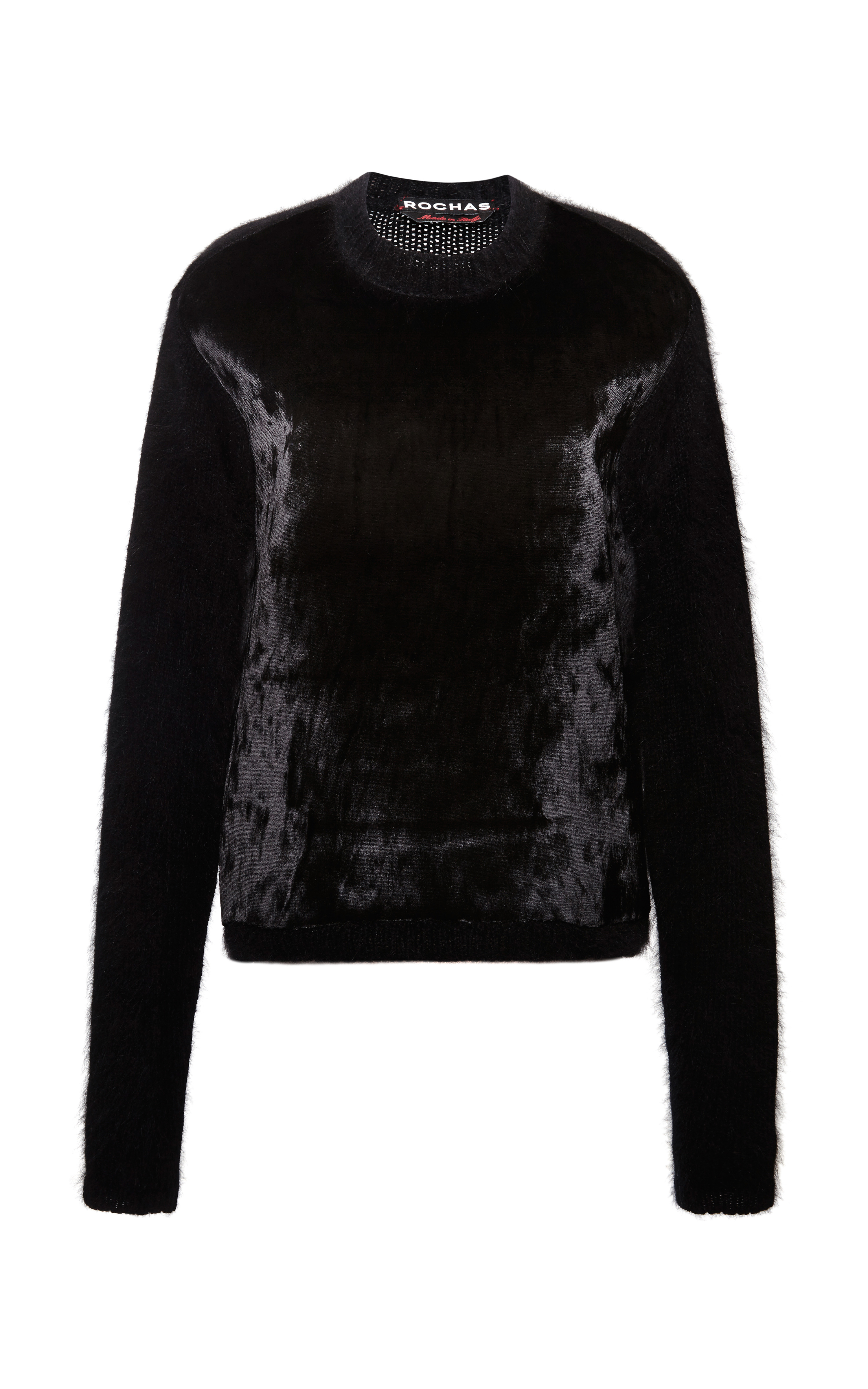 black velvet sweater