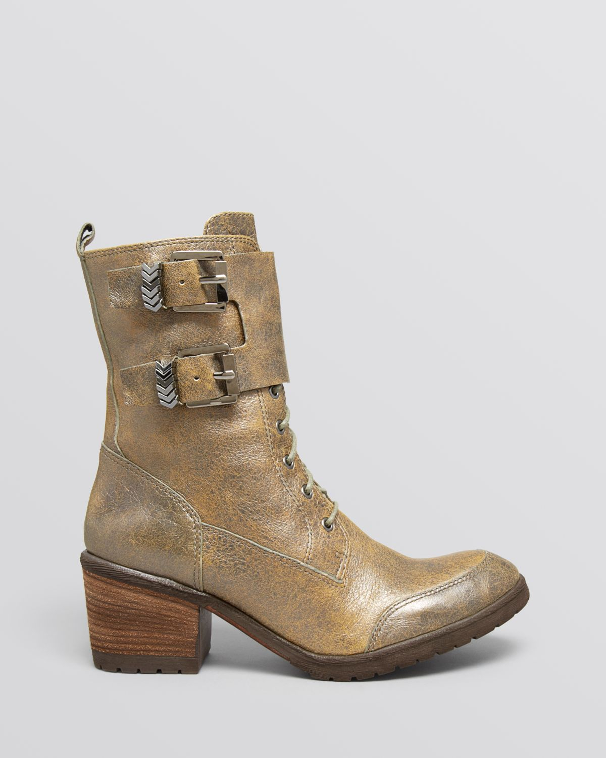 donald pliner combat boots