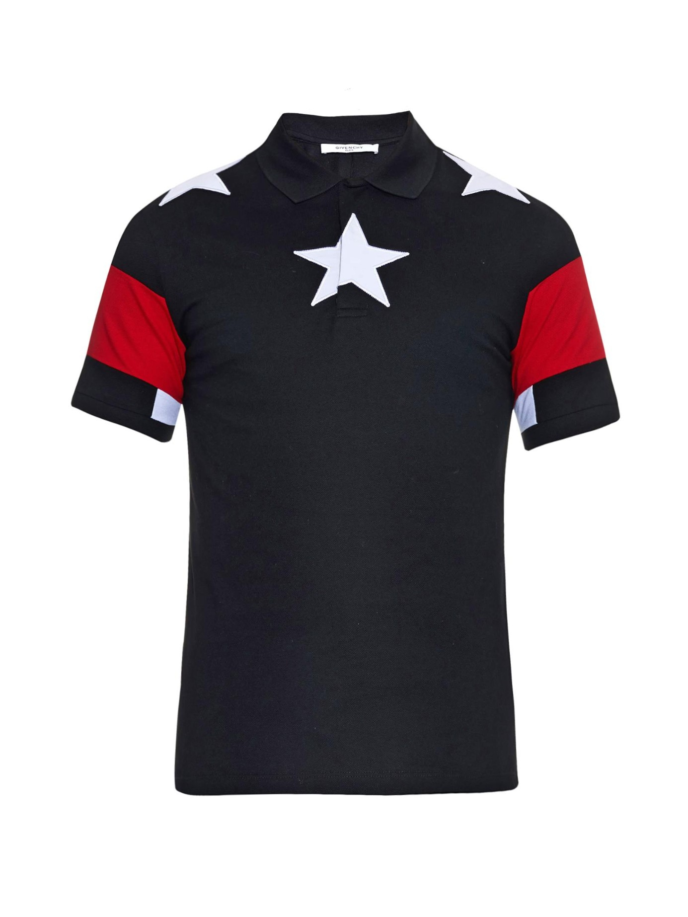 Givenchy Cuban Fit Stars And Stripes Polo Shirt in Red for Men Lyst