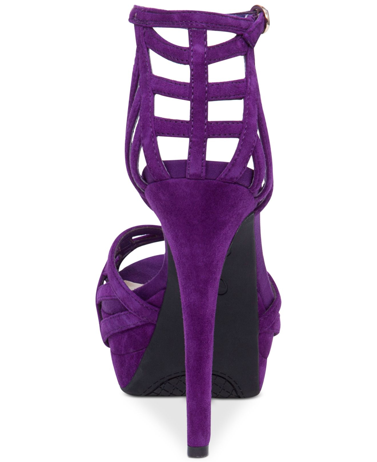 Jessica Simpson Sylla Platform Dress Sandals in Purple - Lyst
